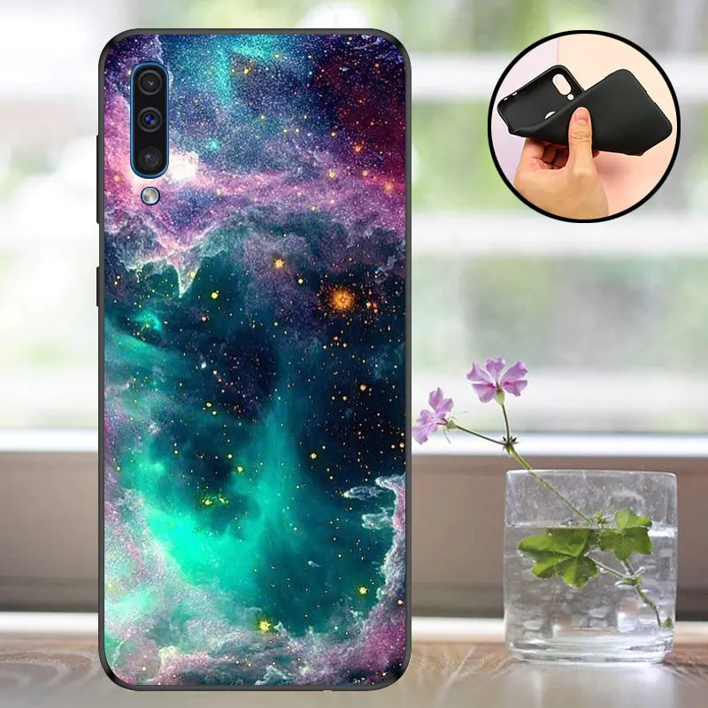 FANATU For Coque Samsung A50 Case Cover Silicon Soft Galaxy A50 A505F Phone Bumper For Funda Samsung Galaxy A50 A505F Cover Case