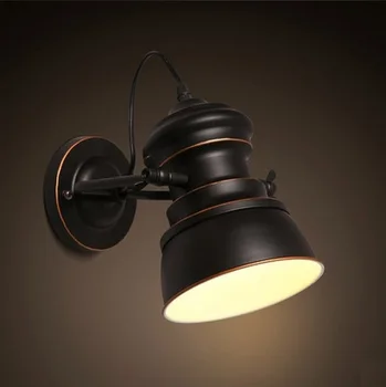 

Loft Style Iron Vintage Wall Light Fixtures Multi Angle Rotation LED Wall Sconce For Bedside Wall Lamp Home Lighting Lampara