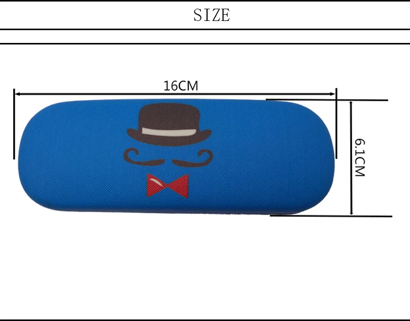 OLOEY мультяшный Чехол для очков для мужчин и женщин, жесткий кожаный футляр для очков, Студенческая Милая защита очков