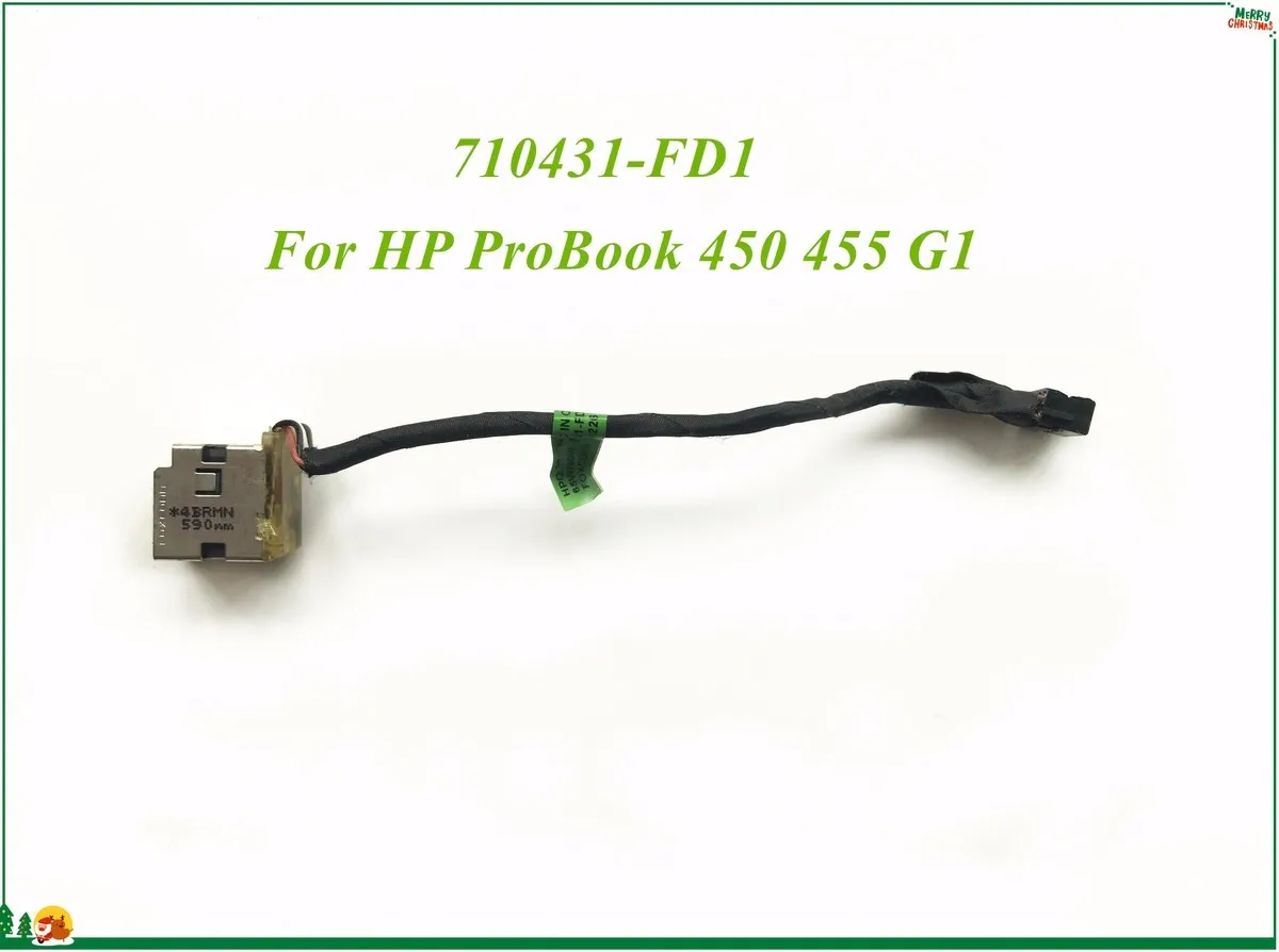 

DC Power Jack With Cable 710431-SD1 710431-FD1 For HP ProBook 450 455 G1 High Quality&100% Working&90 Days Warranty