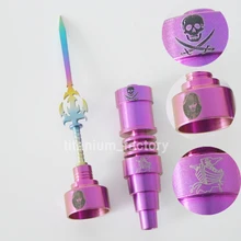 GR2 colorfull 6 в 1 титановая углеродная насадка Регулируемая высокообразованная для катушки 16 мм или 20 мм