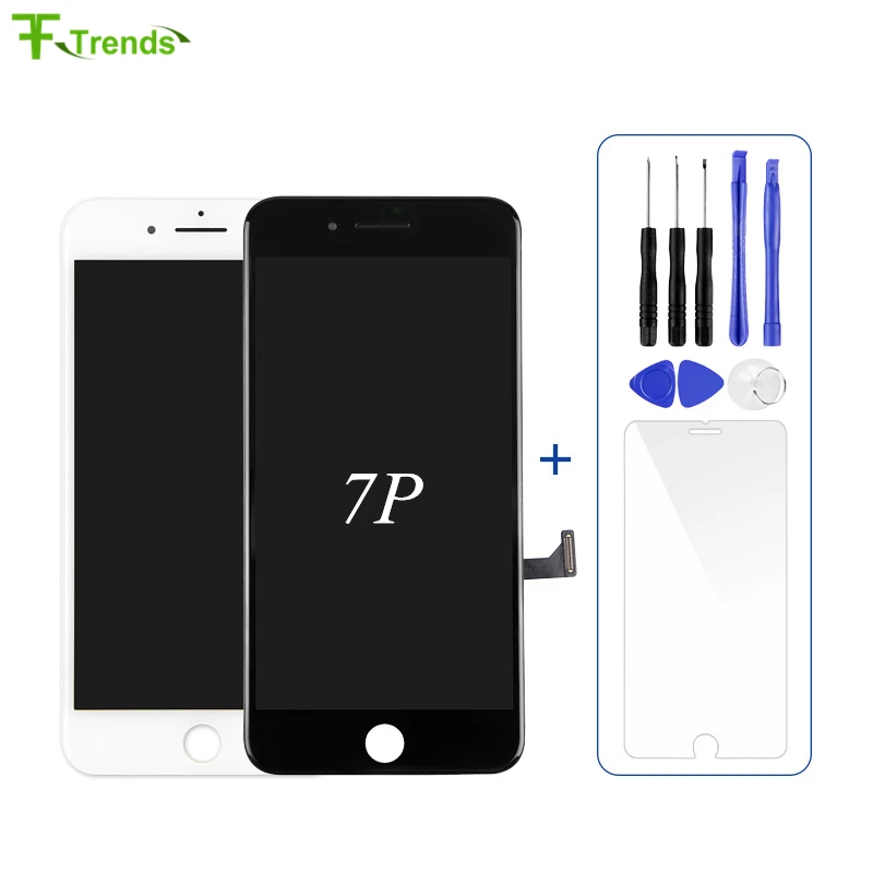 

Fftrends 1pcs LCD 100% A+++ For Pantalla iPhone 7 plus Display Assembly 3D Ecran Touch Screen Display with Free Gift