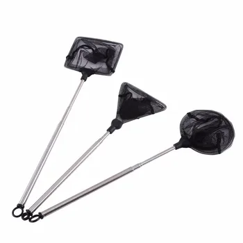 

aquarium fishing net fish shrimp net retractable stainless steel shrimp net fish tank dense net