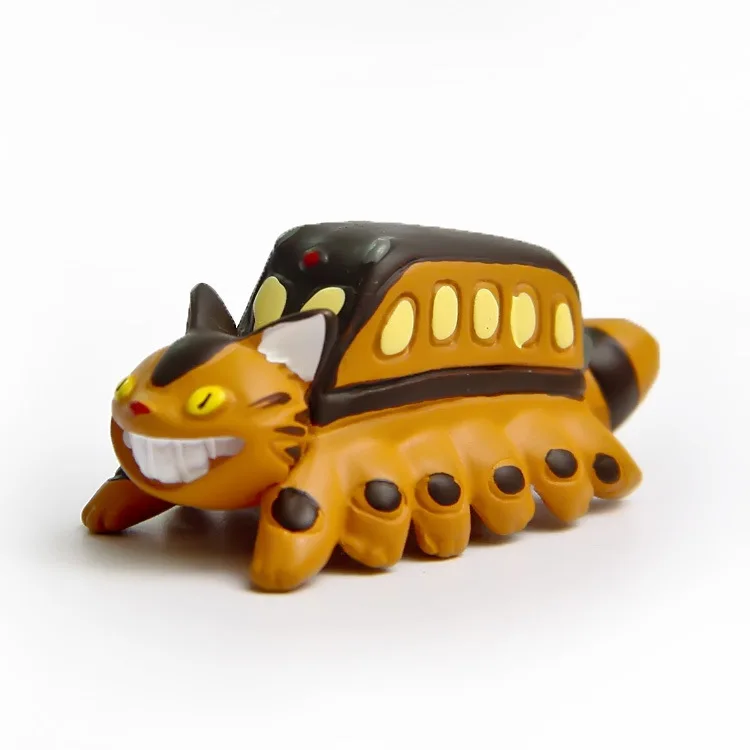 

1pc 3.8cm Funny Miyazaki Hayao Anime Totoro Cat Bus Figures Toys Action Figure Collection Model Toy Micro Landscape for Garden