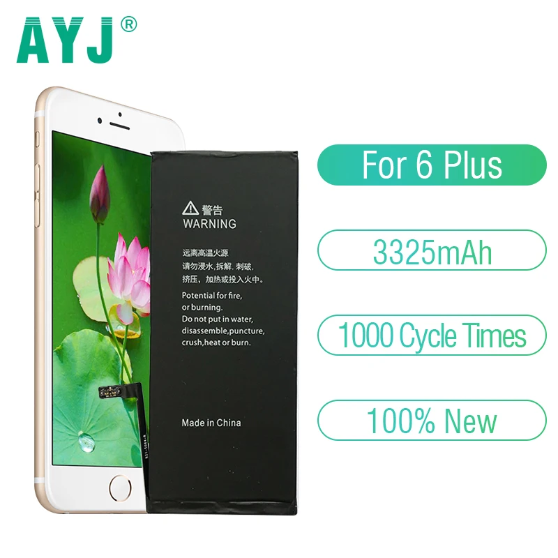 Аккумулятор AYJ для iPhone 6 p plus 3325 мАч 0 циклов|battery for|phone batterybattery for phone |