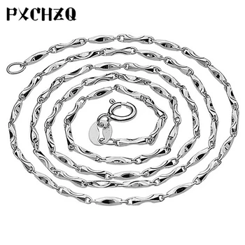 

Factory direct temperament female silver plated necklace short paragraph clavicle chain retro ingot chain fashion simple