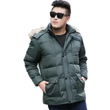 Зимняя Мужская Утепленная куртка с воротником из длинного меха, Мужская Куртка парка, мужская куртка большого размера, XL-8XL, 9XL, 10XL, Брендовое Пальто Синего/зеленого цвета