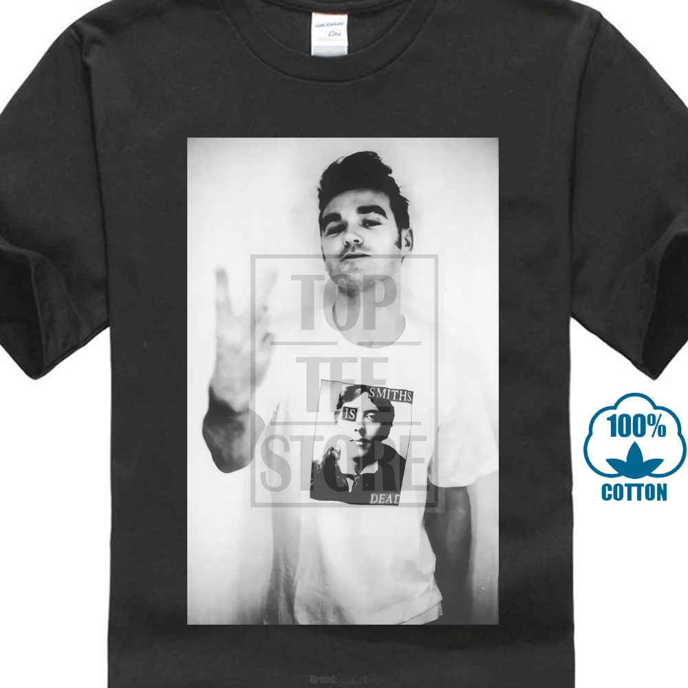 Моррисси Smiths черная футболка Xs 2Xl | Мужская одежда