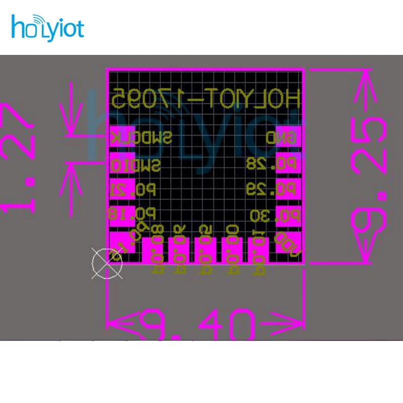 NRF52832 модуль BLE 5,0 Bluetooth Низкоэнергетический модуль для сети Bluetooth