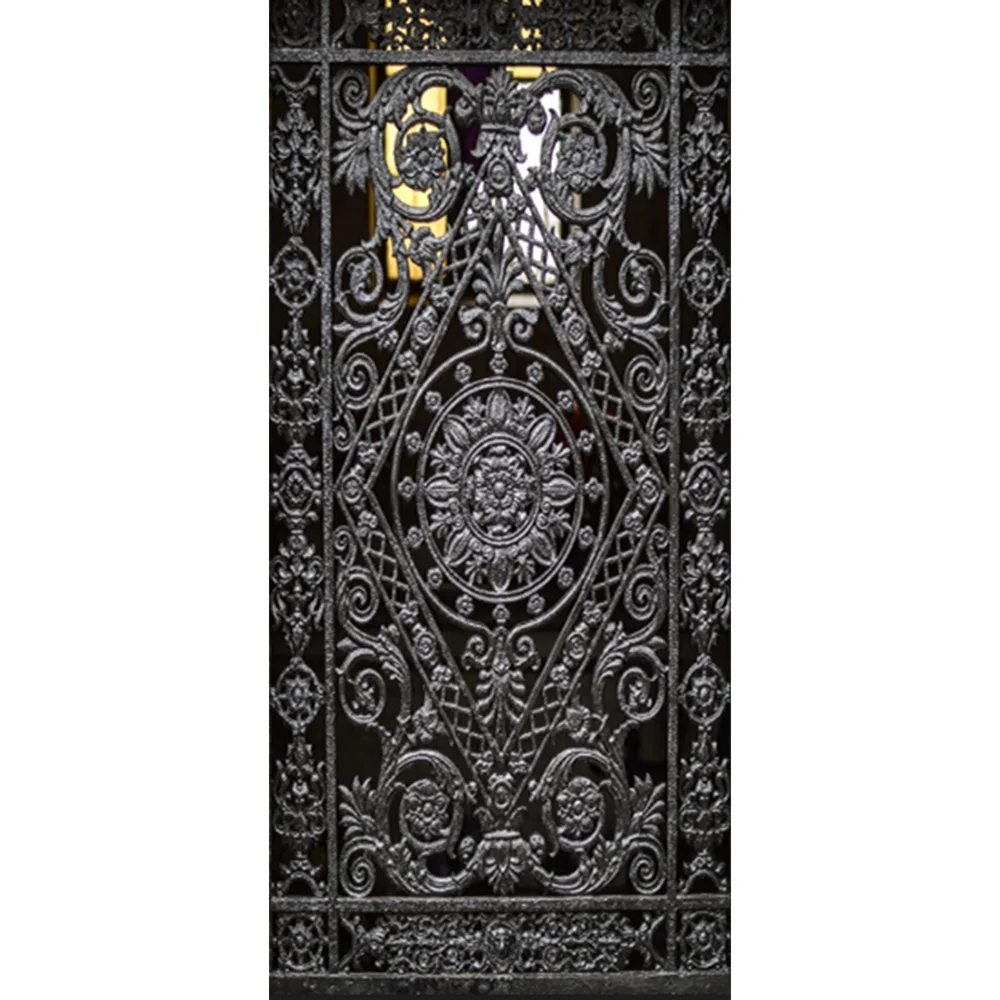 2 панели, черная металлическая дверь, настенная наклейка, s дверь, наклейка, обои, наклейки, украшение для дома Oct024012