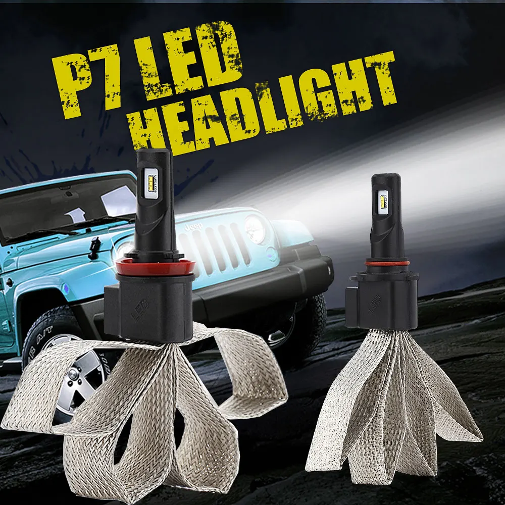 

LOAUT LED Headlight 9005 HB3 9006 HB4 LED Car Light P7 Universal for Corolla/Altima/CRV/Cruze/RAV4/FOCUS/CAMRY/CIVIC Super Brigh