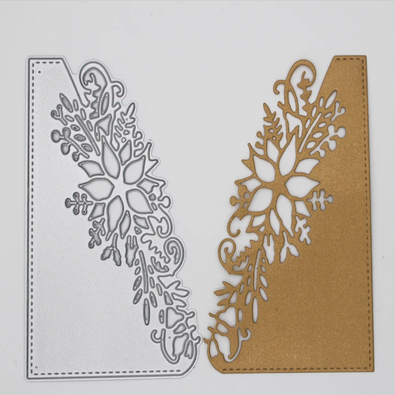 

New Arrival Beautiful Flower Lace Steel Cutting Dies Stencil DIY Scrapbooking Decor for DIY Embossing Paper Card Craft 63x118mm