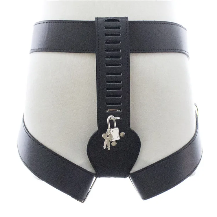 Aliexpresscom  Buy Pu Leather Female Chastity Belt Female Harness With Lock Sex -5714