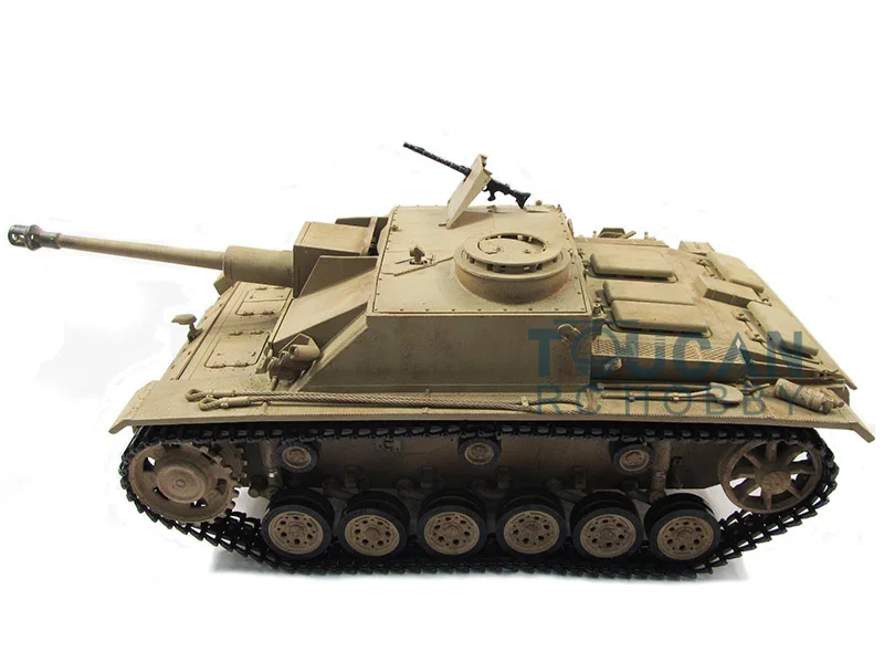 100% металлический Mato 1/16 Stug III RTR Радиоуправляемый танк с инфракрасной лампой