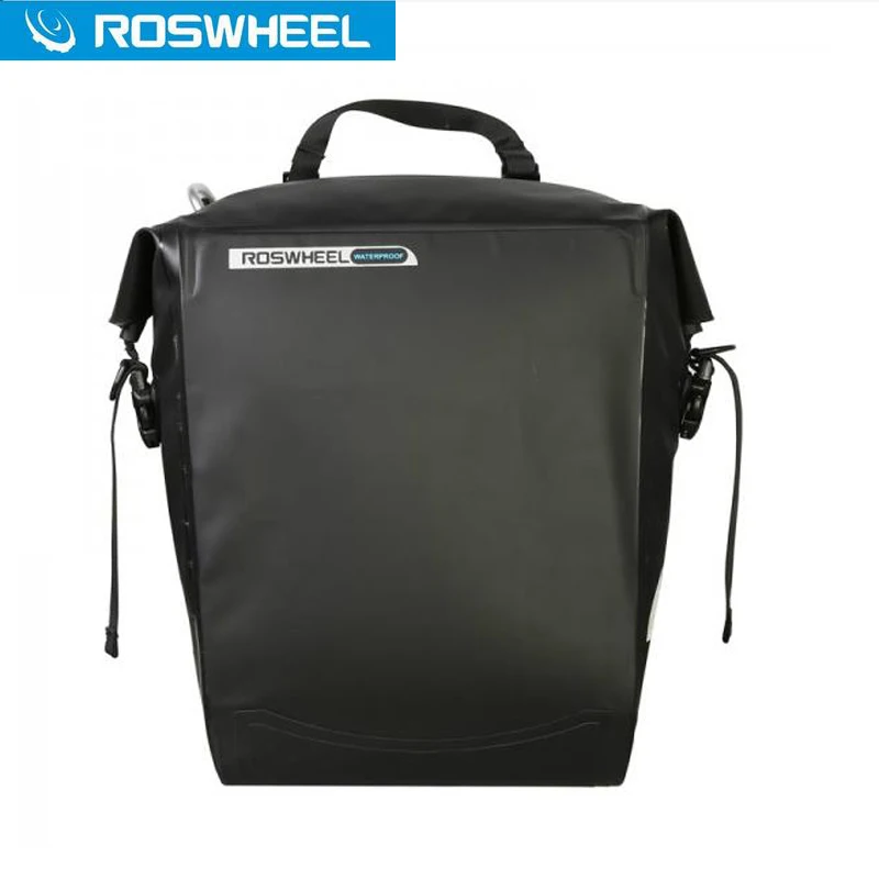 

ROSWHEEL Cycling Rack Bag 20L Full Waterproof Carrier Bag Rear Bike Trunk Luggage Pannier Back Seat Cycling Bicycle Bag