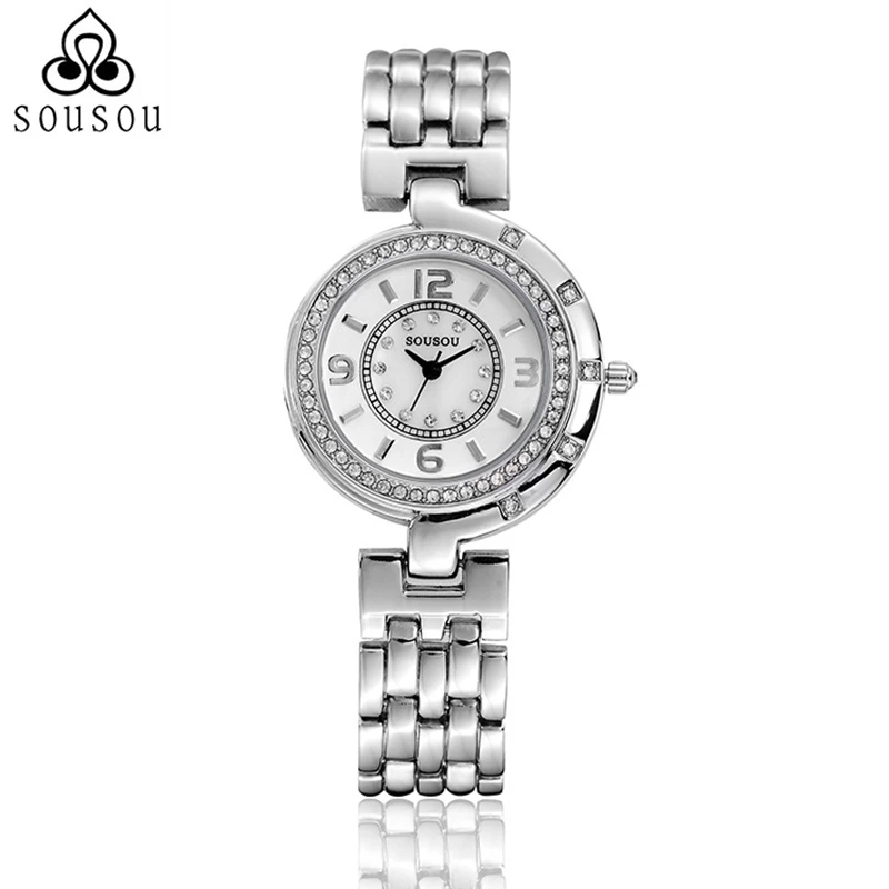 

New 2016 Semicircle Design Clock Women Luxury Relogio Feminino Watches Women Fashion Luxury Watch Silver Famous Brand Free Ship