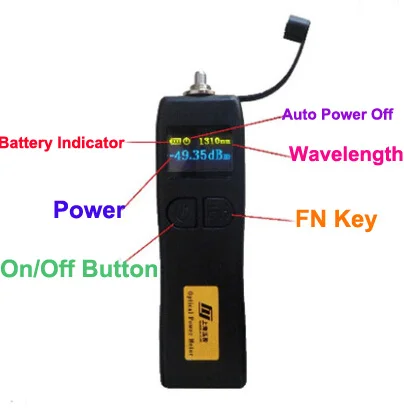 2 в 1 FTTH Набор инструментов для оптического волокна мини волоконно-оптический измеритель мощности-70~+ 6dBm и 5 км 1 мВт Визуальный дефектоскоп Волоконно-Оптический Тестер