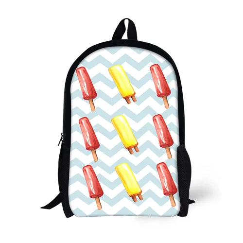 Индивидуальные розовые головоломки карандаш сумка наборы для подростков эскимо печатных школьная сумка из полиэстера девочек Bookbag двойной рюкзак - Цвет: CC1654C