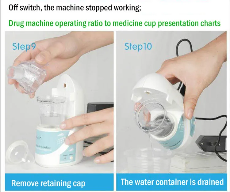 10 медицинских чашек, небулайзер для детей и взрослых, ручной распылитель, Ингалятор, машина для распыления, лечения респираторных трактов