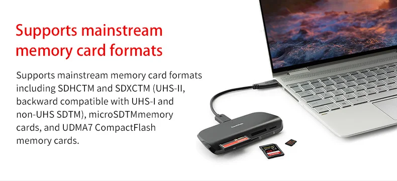 SanDisk USB3.0 высокоскоростной мульти-в-одном кард-ридер SDDR-489 интерфейсом type-a