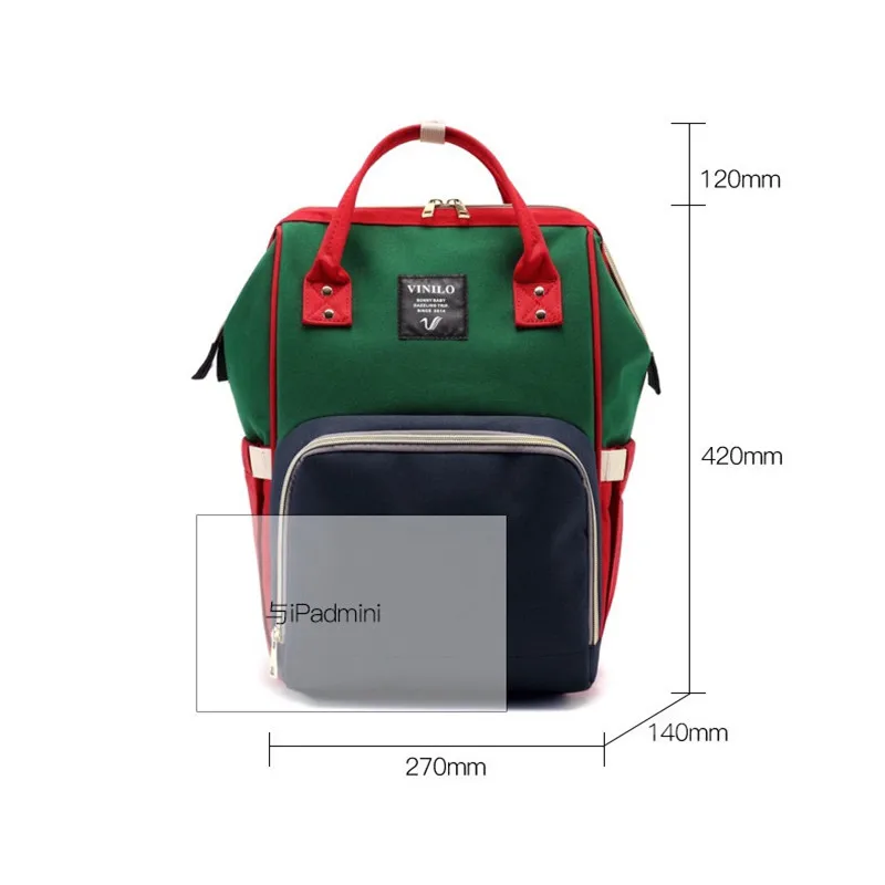Upgrade New Add USB Charger Men&Women Shoulders Backpack Multi-function Waterproof Baby&Mummy Diaper Bags 05