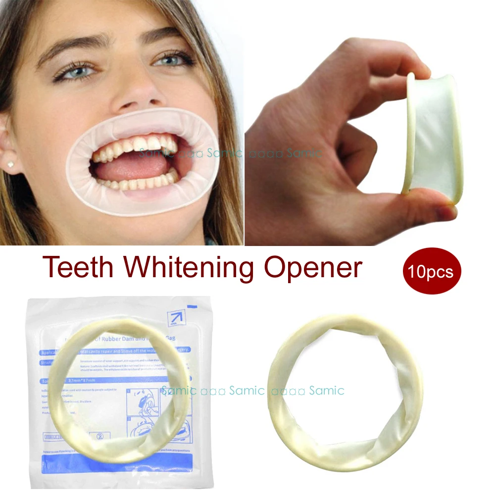 10Pcs Disposable Dental Orthodontic Lips and Cheeks Mouth Openers Latex