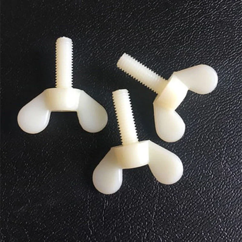 

M5 M6 Nylon Butterfly Screw Plastic Wing Bolts Size 15mm-20mm 3/5PCS