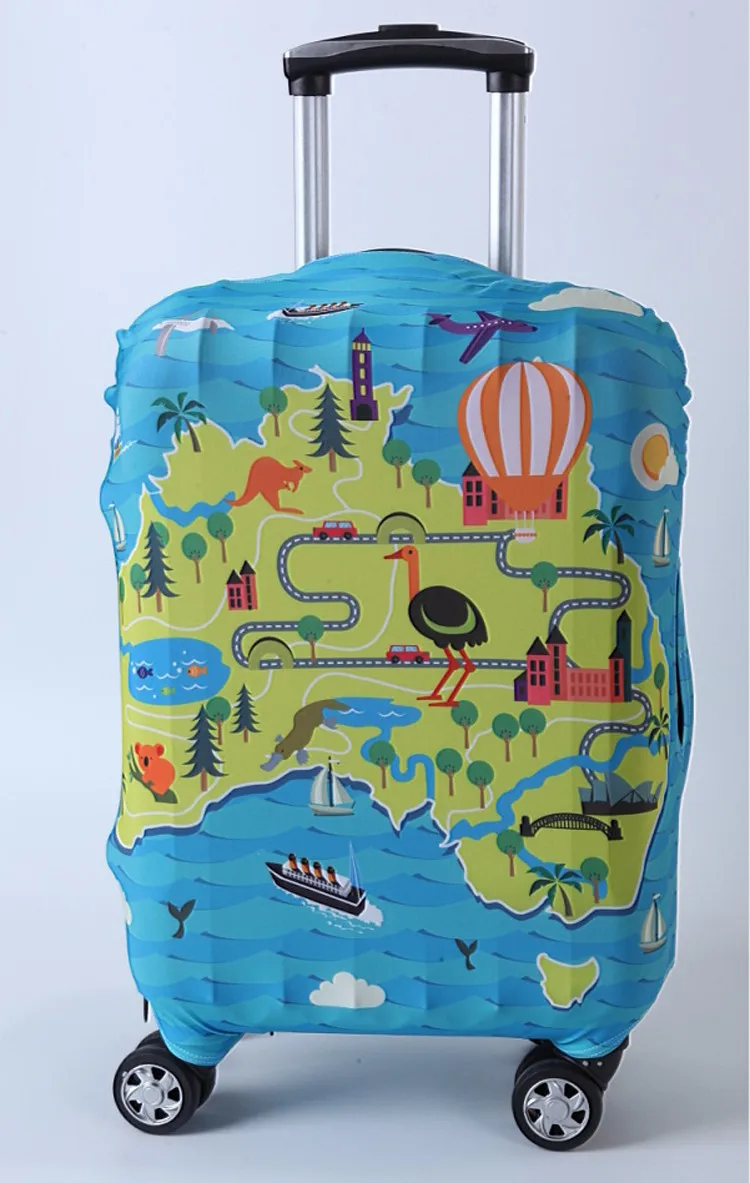 19 suitcase 32-32 suitcase mala capa elástica perfeitamente