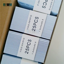 100 шт./лот 125 кГц EM4100/TK4100 толщиной карты раскладушка устройство для чтения карт только удостоверение личности в Карточки контроля доступа