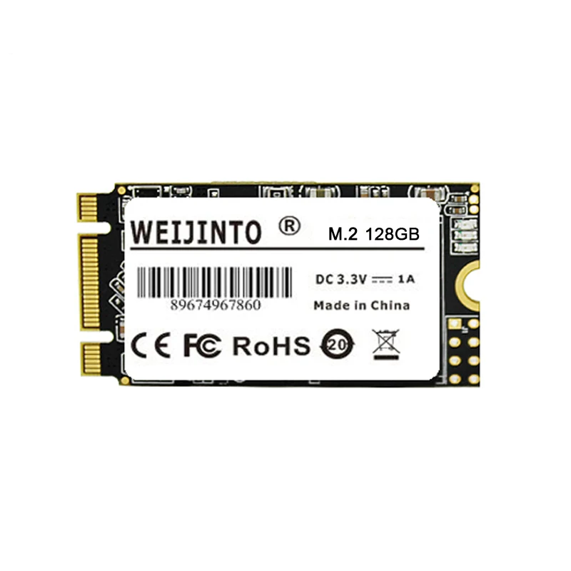 WEIJINTO NGFF m.2 SSD 2242 128 ГБ 256 ГБ 512 ГБ 120 240 1 ТБ HDD 2242 мм NGFF SSD 360 Гб 64 Гб 500 M2 жесткий диск для ноутбука