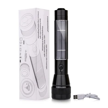 

Festival Energency Power Bank 2000mAh Li-polymer Battery Solar LED Light Solar Flashlight Night Lamp