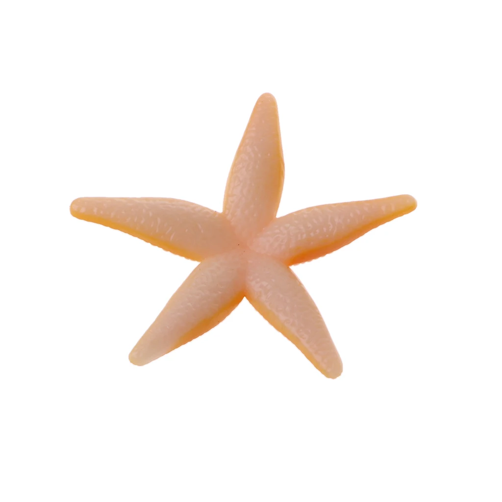 12Pcs Plastic Starfishes Ocean Animal Model Figures Educational Toys Home Decor Kids Birthday Gift