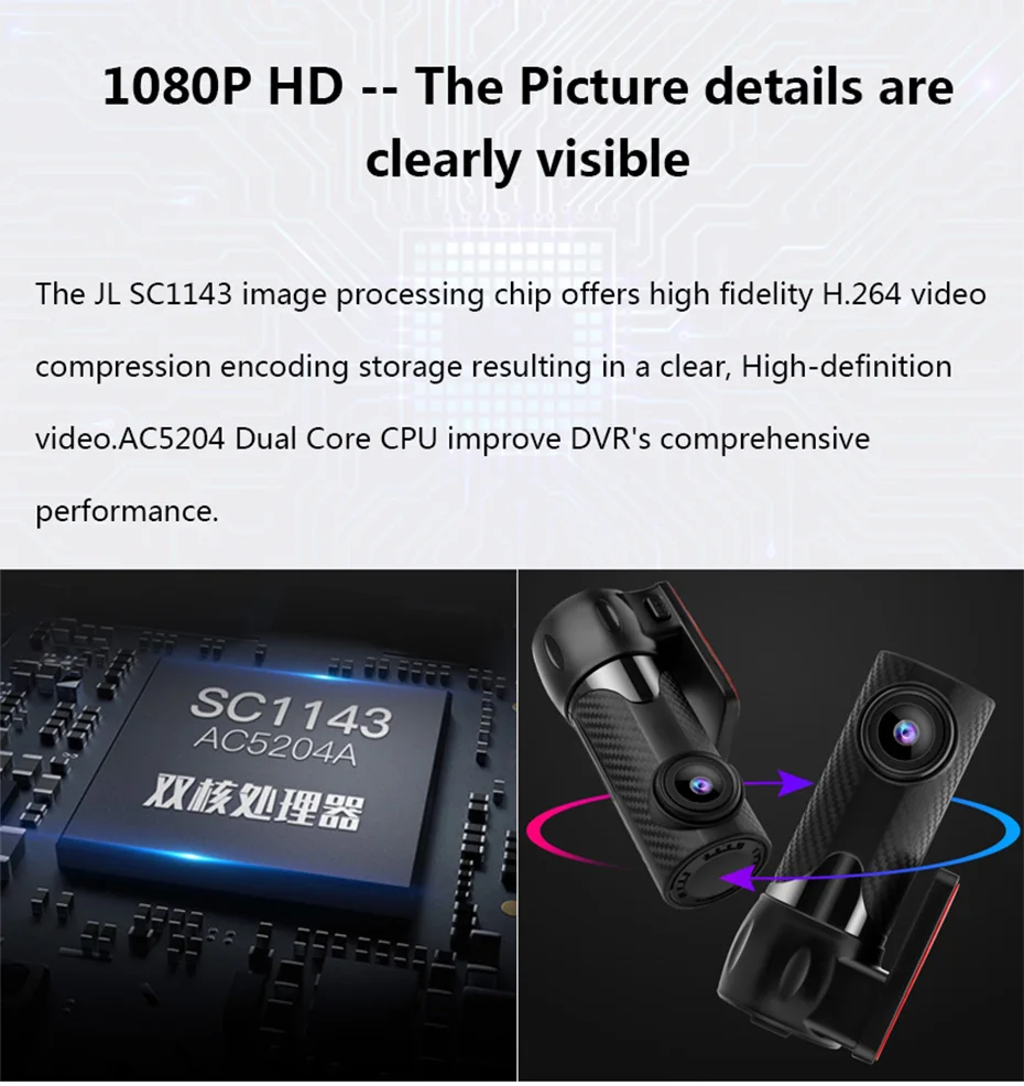 RDVR Мини wifi 360 градусов видео рекордер видеорегистратор Эра регистратор 1080HD dash cam