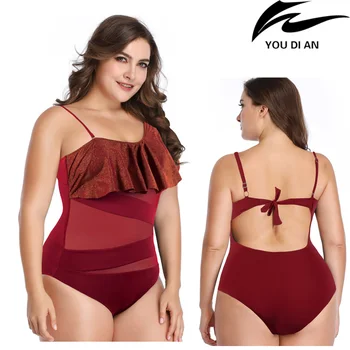

2019 swim suit one piece women swimwear swimsuit plus size swimming wear one piece Russian beachwear bathing suit larges size