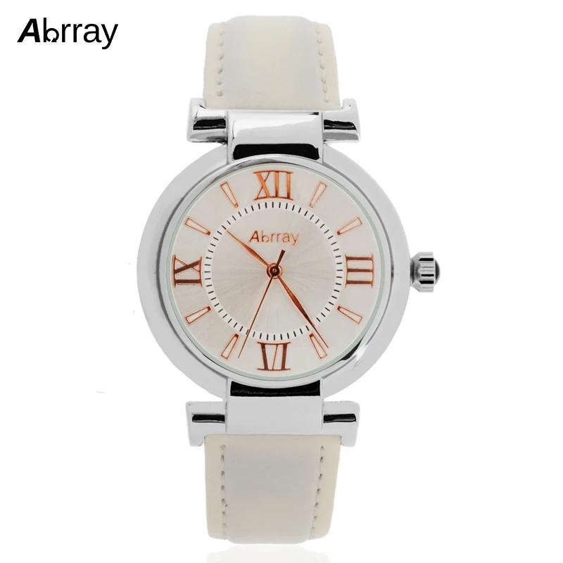 Abrray Fashion Casual 3ATM Waterproof font b Women b font font b Watch b font Roman