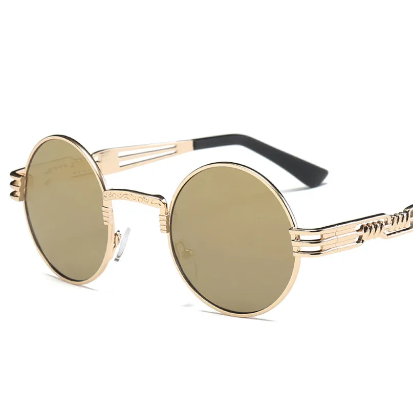 Sport Sunglasses Cycling Eyewear Women Summer Vintage Retro Round Glasses Unisex Fashion Aviator Mirror Lens Travel glass #2J06 (7)