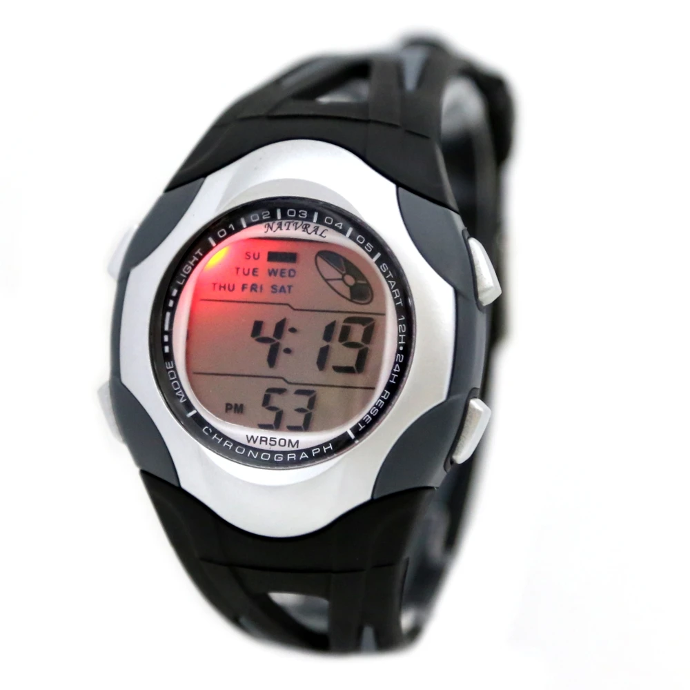 DW313L PNP Matt Silver Watchcase Water Resist Men 100% Tested 3ATM Digital Watch