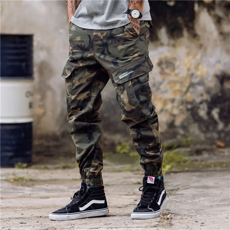 Hip Hop Military Camouflage Pantalones Men Kargo Cargo Pants Male ...