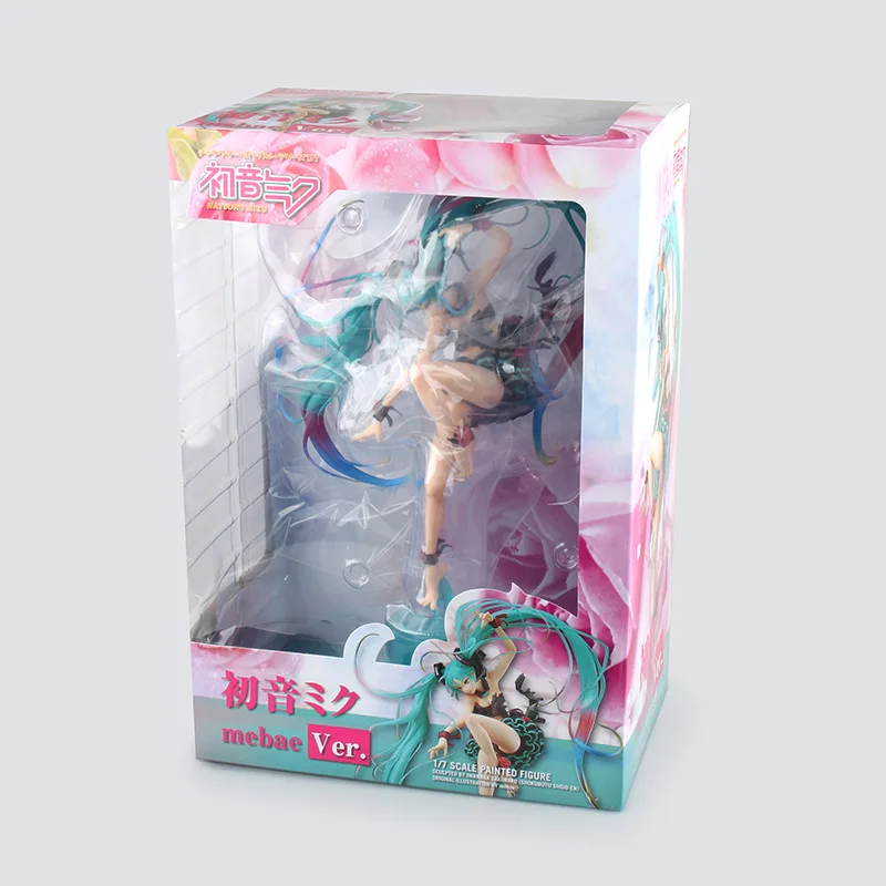 23 см аниме фигурка Вокалоид ACGN Hatsune Miku Mebae Ver ПВХ 1/7 масштаб окрашенная модель роль Мику Сексуальная девушка коллекция кукла