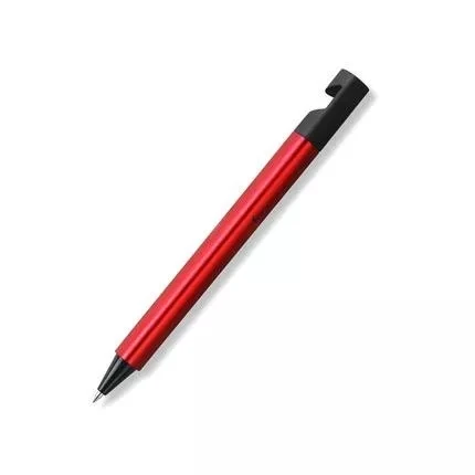 Mijia Fizz многофункциональная 2 в 1 гелевая ручка и держатель для мобильного телефона 0,5 мм вращающиеся гелевые черные чернила для ручки для письма ручка с несколькими знаками - Цвет: Red