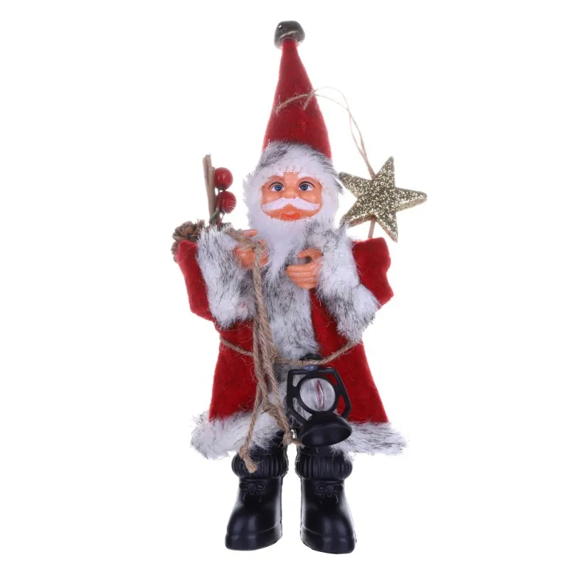 Новогодний Рождественский Санта-Клаус кукла игрушка рождественские украшения для дома елочные украшения Рождественский подарок - Цвет: 1