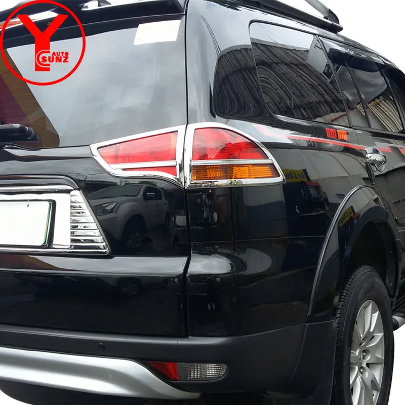 Buy chrome tail lights cover For mitsubishi pajero