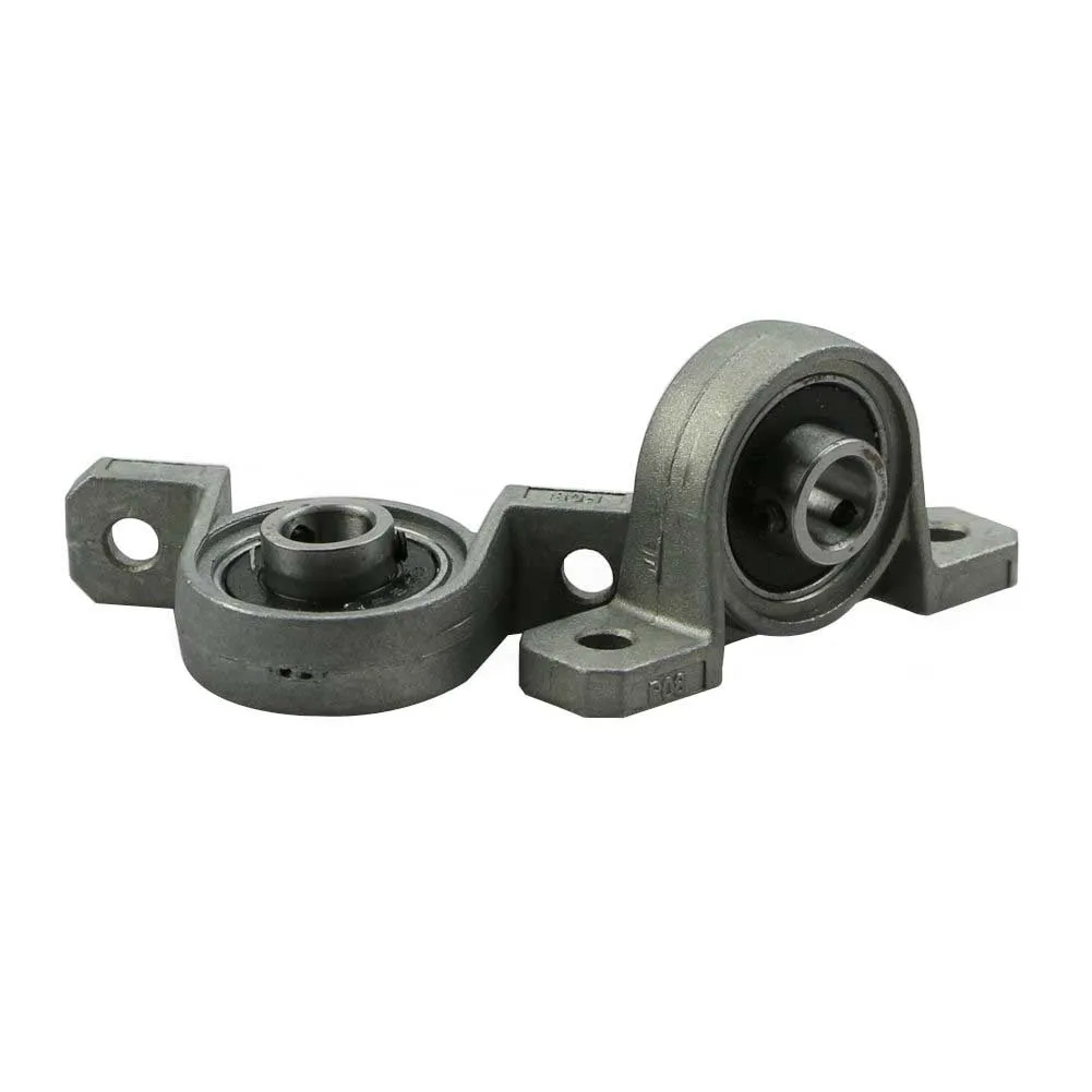 2Pcs Zinc Alloy Pillow Bearing KP08 8mm Diameter Pillow Block Mounted Ball Bearing Solid Base Zinc Alloy
