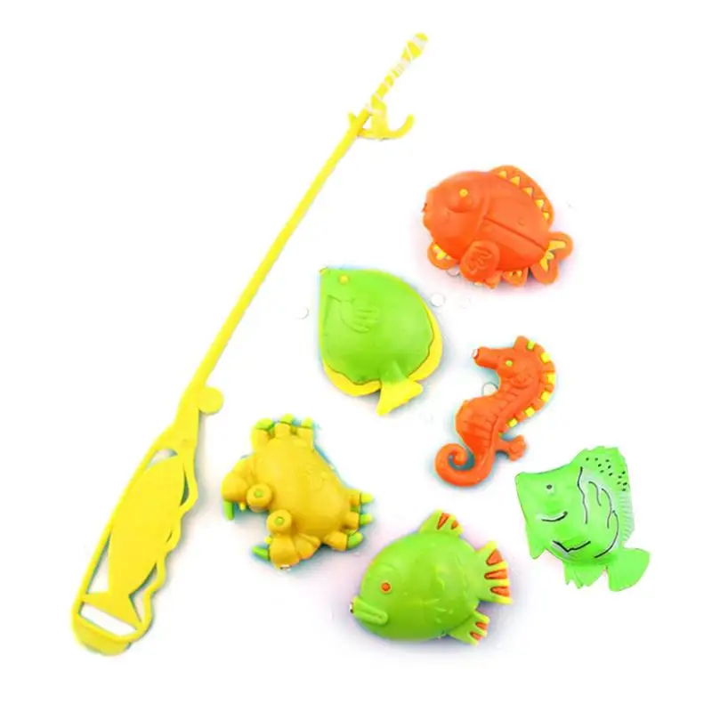 

6PCS Toys children's fishing toy for girls boys magnetic fishing magnetic fishing drop toy