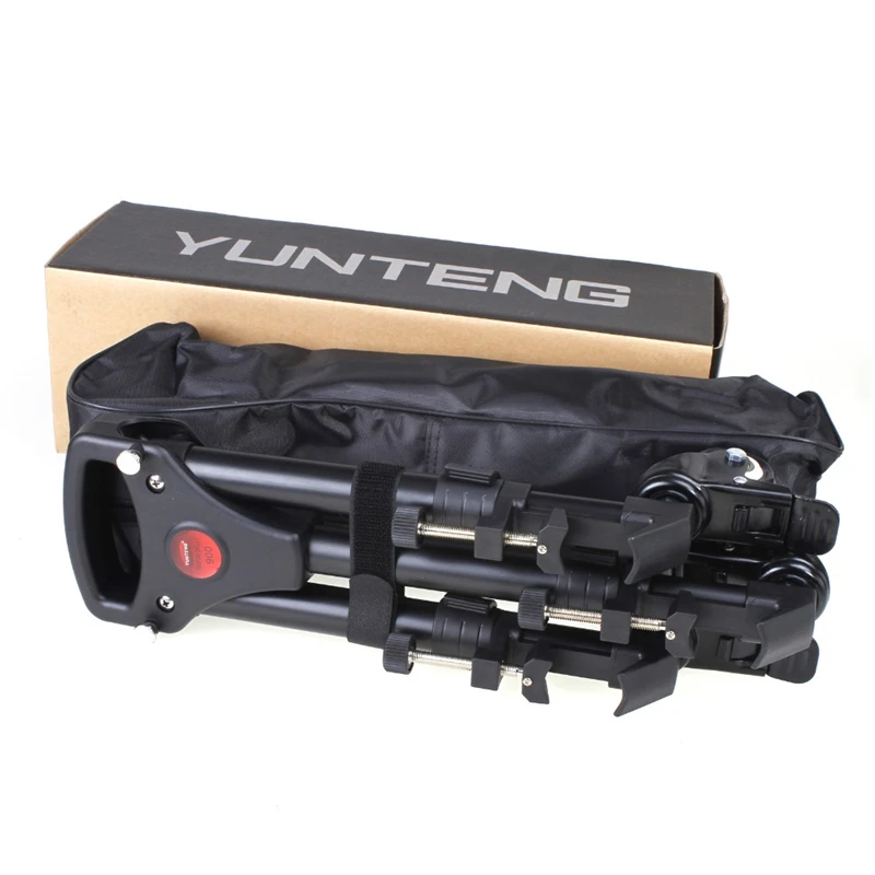 YUNTENG-900-Professional-Folding-Tripod-Dolly-For-Video-Lighting-With-Three-Wheels-Tripod-RU (4)