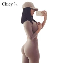 2016 Mujeres de Dos Piezas Trajes Pantalones Conjunto Mameluco de Fitness Palysuit Sexy Mono de Manga Larga Del O-cuello Crop Top Bodycon Ropa Deportiva S-XL