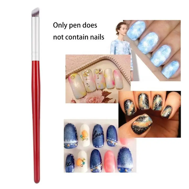 Buy 1PC Professional Soft Nail Art Brushes Wood Handle