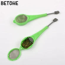 BETOHE 1 шт. Горячая мешок стиль силиконовый ситечко для чая ПЕРФОРИРОВАННОЕ ситечко для трав и специй фильтр диффузор кухонные наборы для кофе и чая