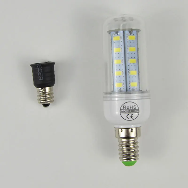1 шт. противопожарные Материал E12 для E14 держатель лампы конвертер преобразование гнезда лампочки Стандартный патрон для лампы