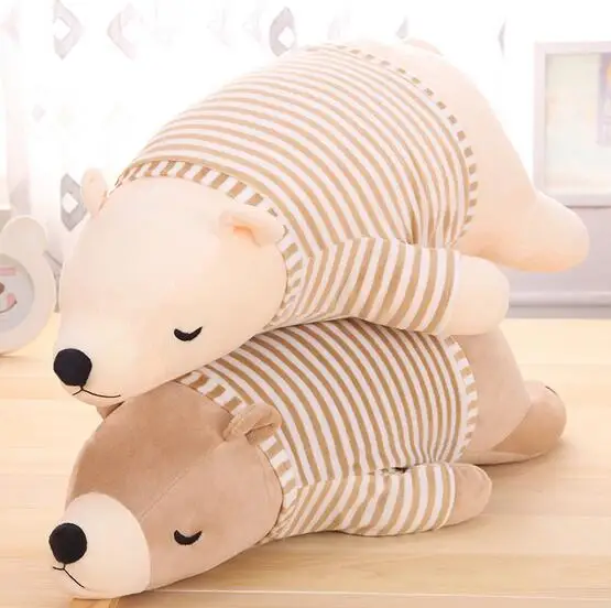 white stuffed polar bear